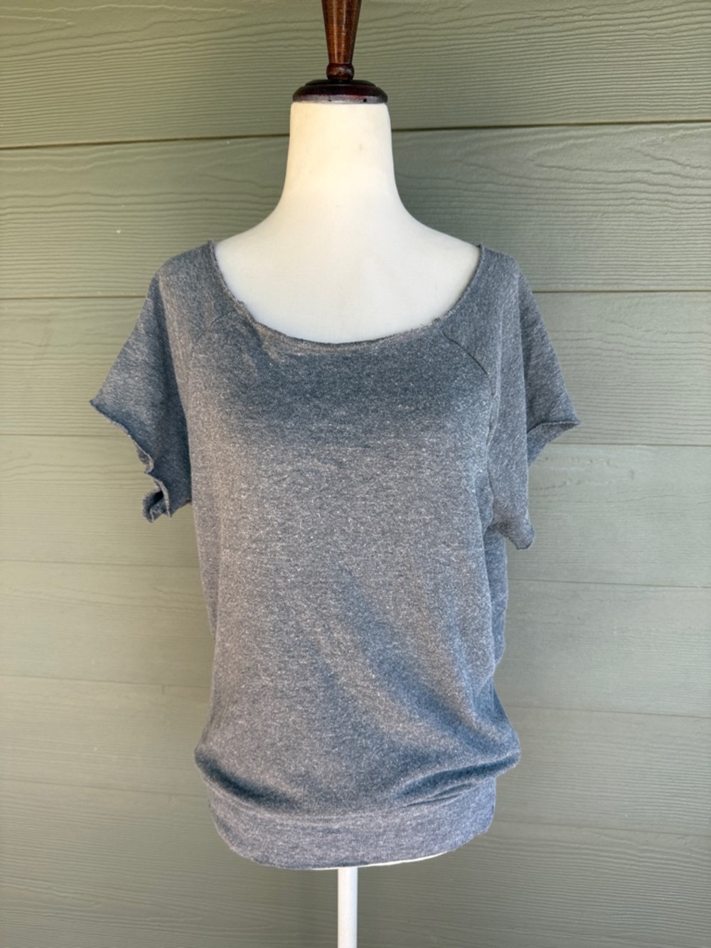 Alternative Gray Short Sleeve Sweatshirt